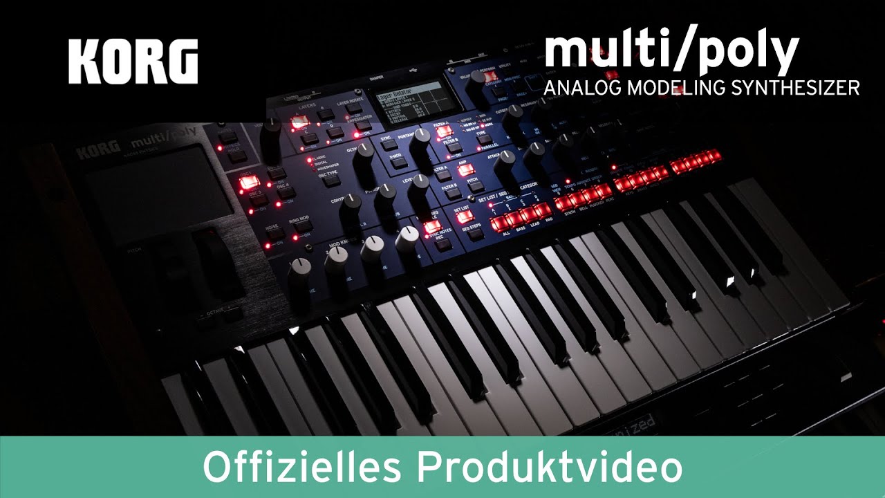 KORG MULTIPOLY 次世代ヴァーチャル・アナログ・シンセサイザー【数量