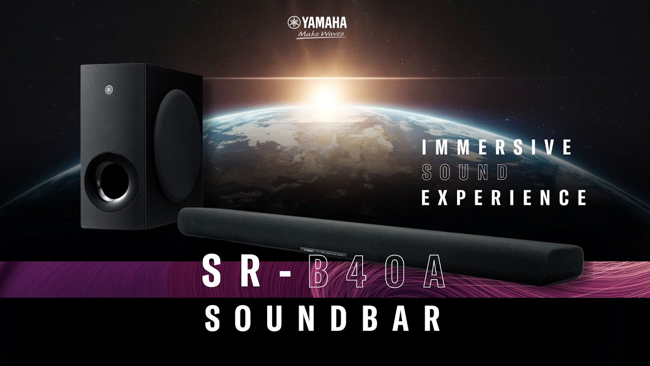 Yamaha SR-B40A Soundbar - Overview and Specs - YouTube