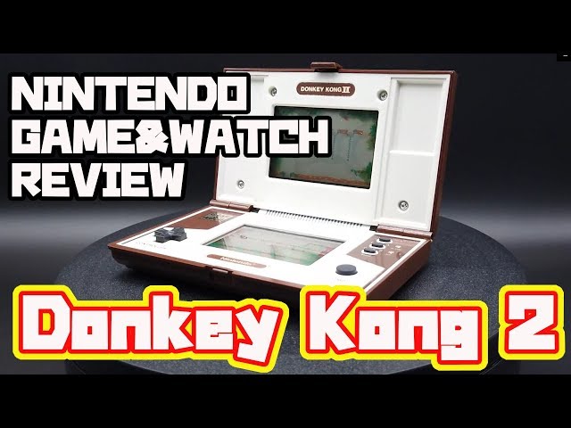 GAME&WATCH 任天堂ゲームウオッチ・ドンキーコング2をレビュー Donkey