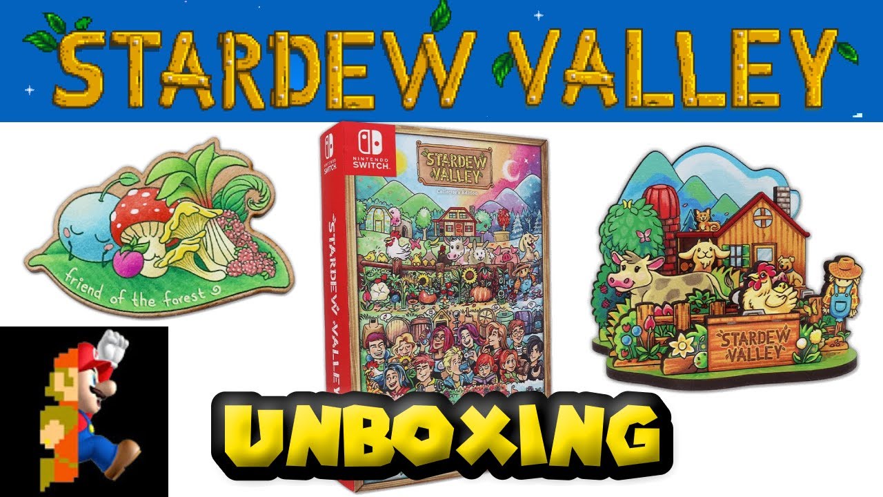 Unboxing Stardew Valley Collector's Edition for Nintendo Switch