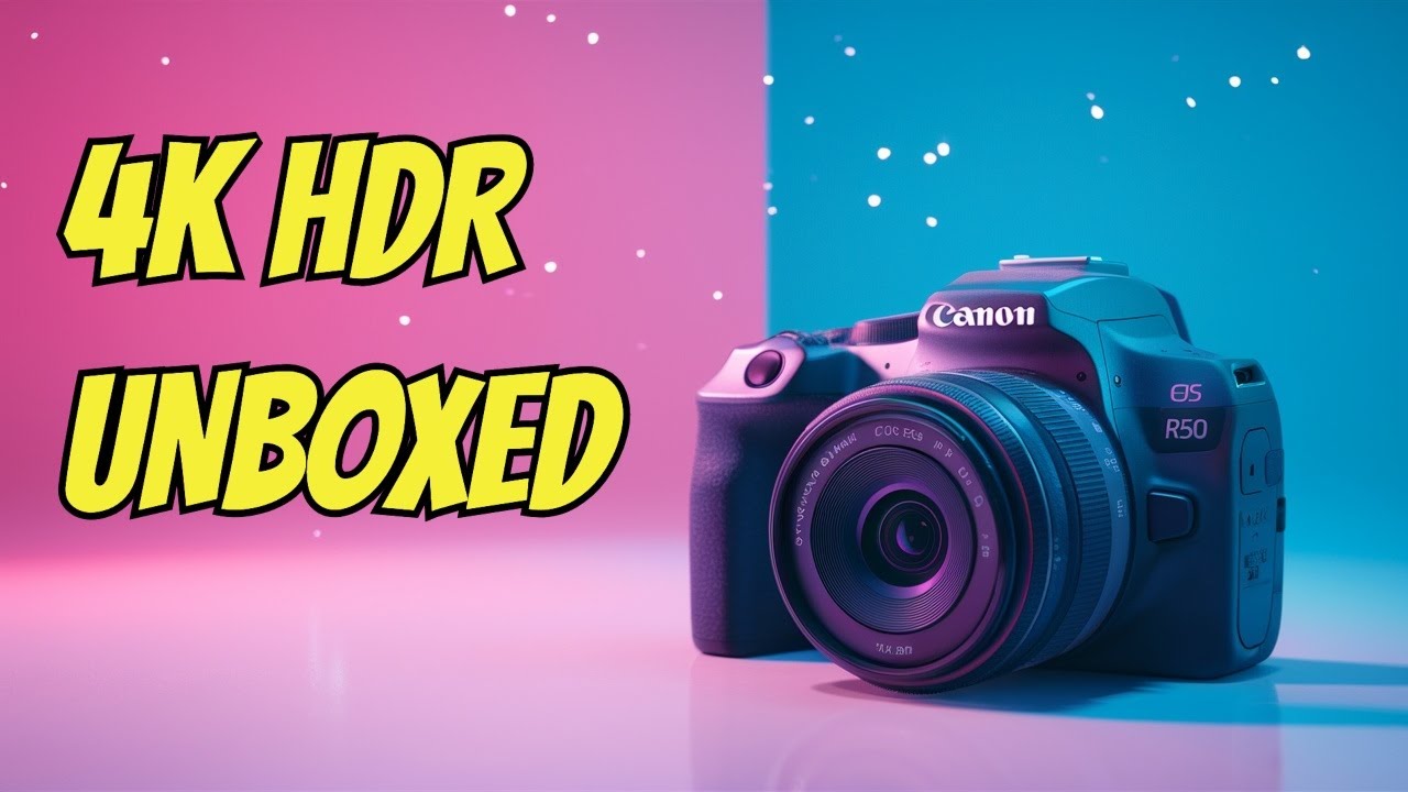 Unboxing Canon EOS R50 Content Creator Kit 4K HDR Bokeh Magic (RF