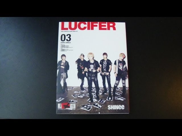 Unboxing SHINee 3rd Japanese Single Album Lucifer [Type B] - YouTube