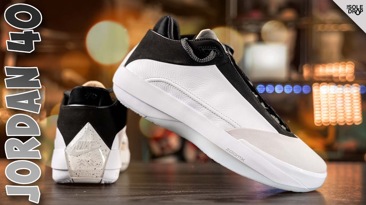 ZOOM STROBEL & ZOOMX?! Air Jordan 40 Detailed Look & Review! - YouTube