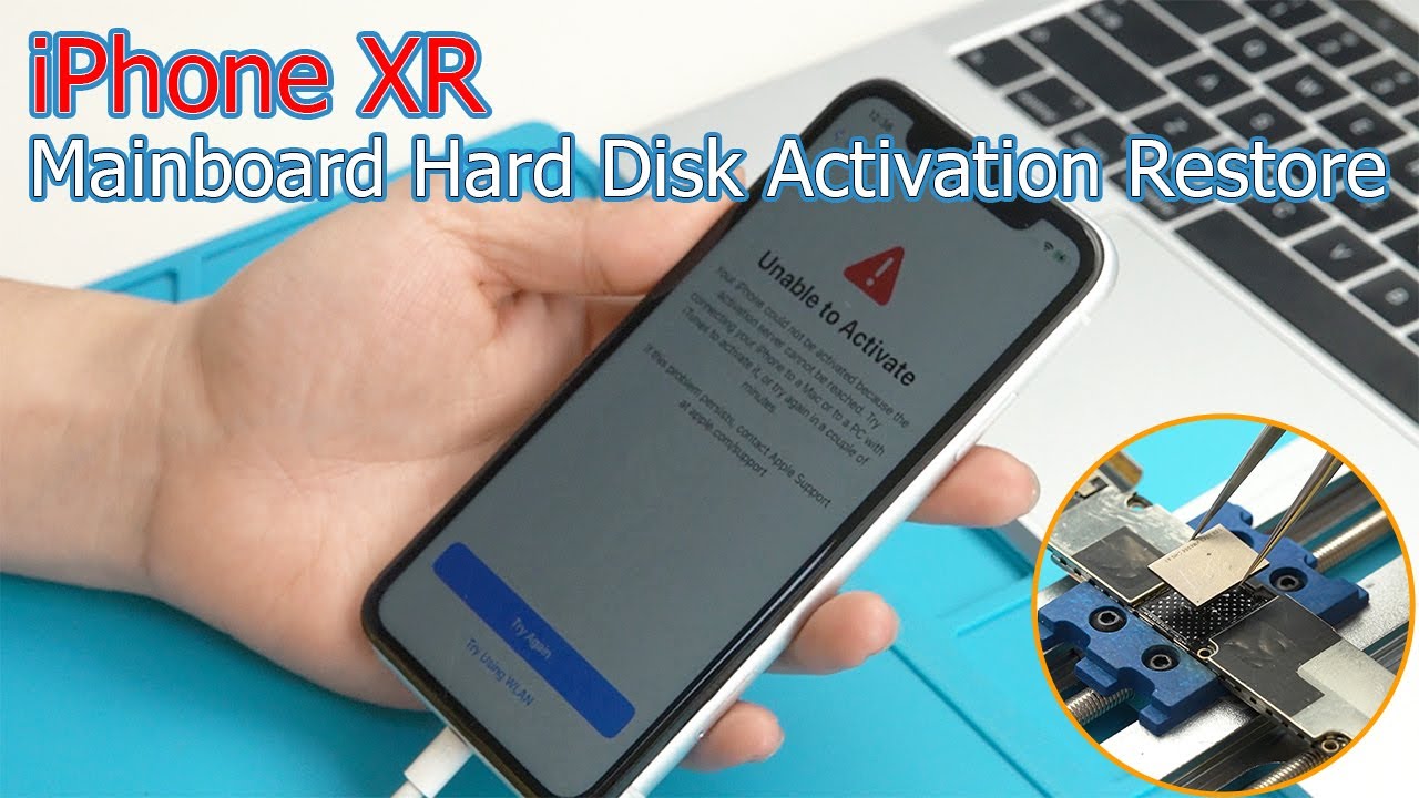 Activate iPhone XR Mainboard Hard Disk With JC P13 Nand Programmer