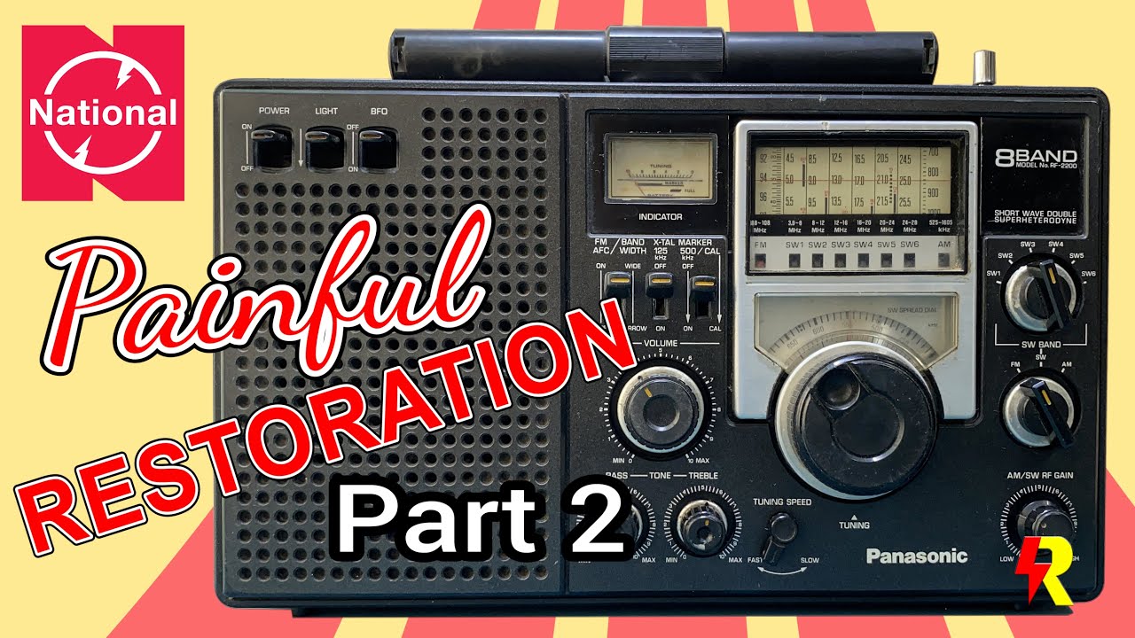 National Panasonic RF2200 Part 1 | Legendary 70s | Poor condition