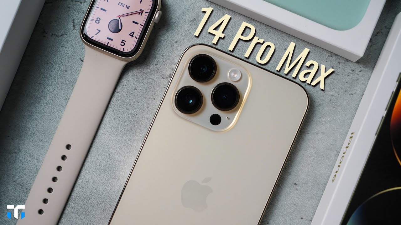 iPhone 14 Pro Max Gold Unboxing & First Impressions: The Beast