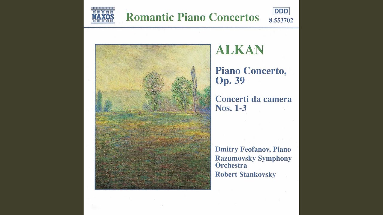 C.-V. Alkan - Concerto da camera No. 2, Op. 10 piano solo (first