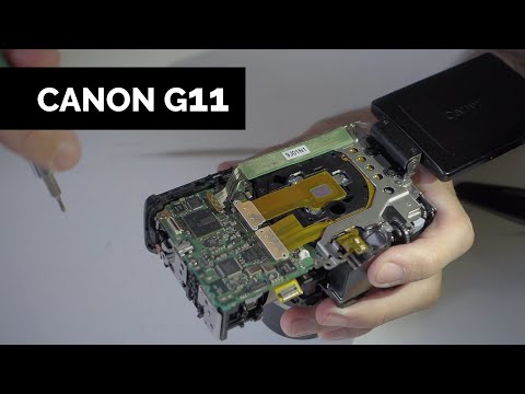 Canon G11 - Disassembly and Assembly - YouTube