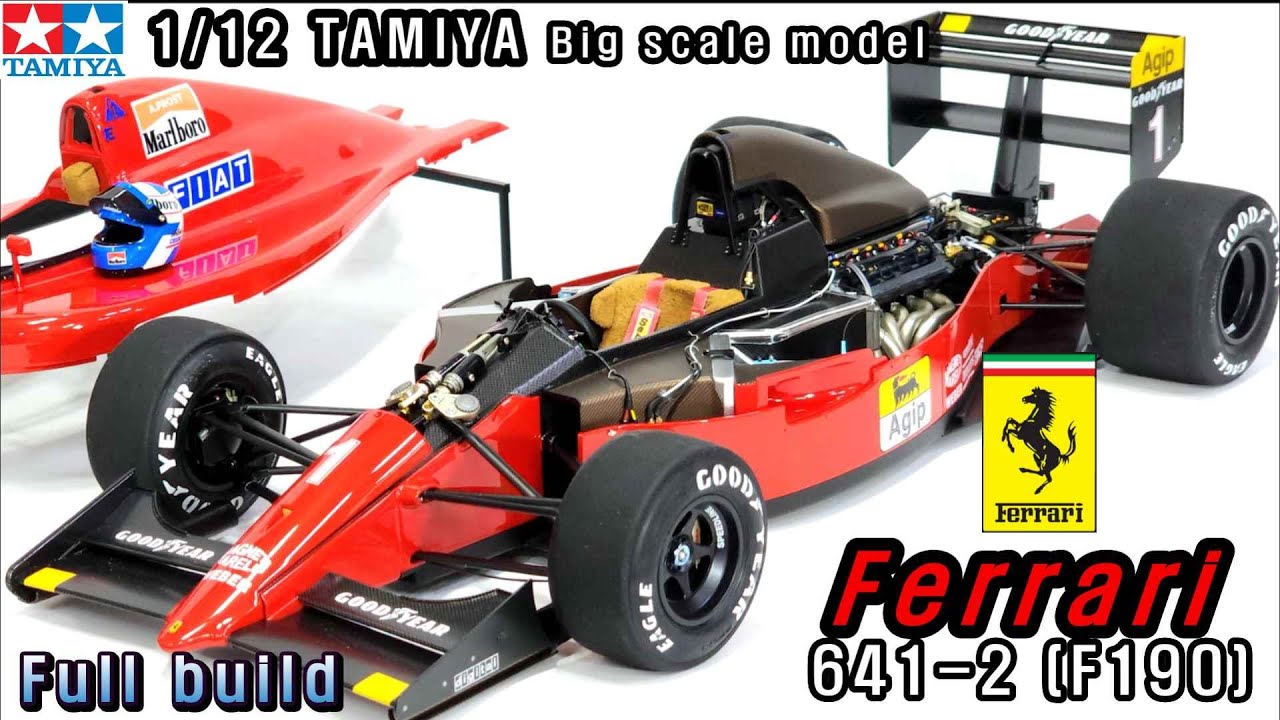 TAMIYA] 1/12 F1 Ferrari 641/2 (F190) - YouTube