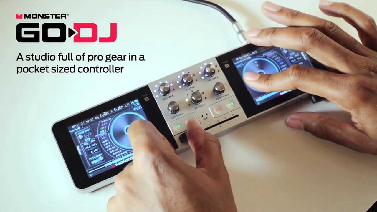 MONSTER】ハイレゾ対応 世界初! 完全自律型DJ デバイス”GO-DJ”発売