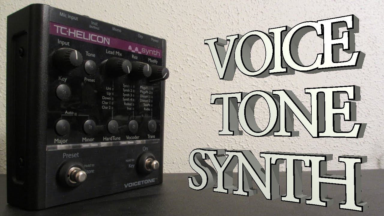 Voicetone Synth Demo - YouTube