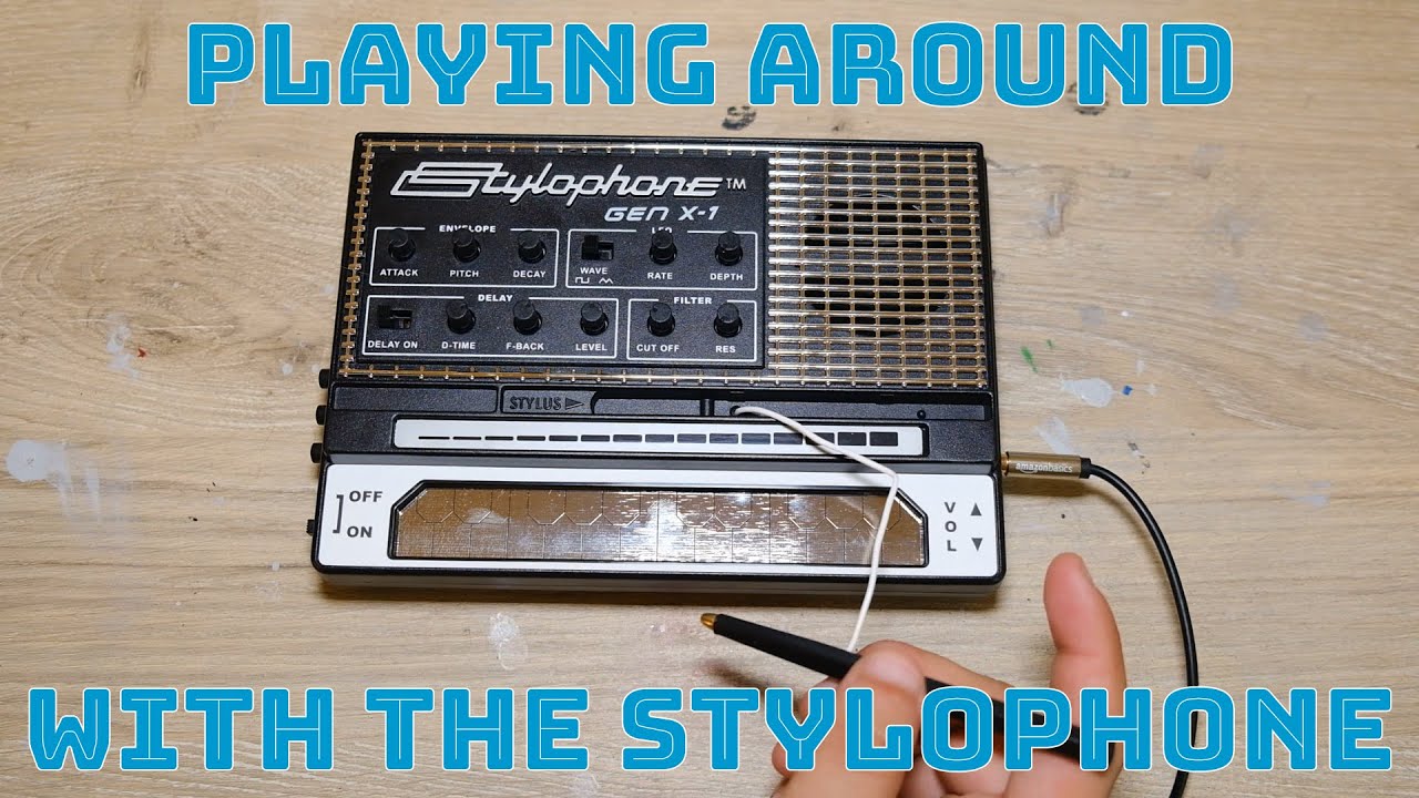 Playing Around With The Stylophone Gen X-1 - YouTube