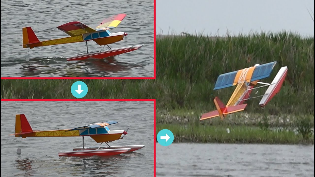 ムサシノ モスキートモス中央翼のみ水上機仕様【ラジコン飛行機