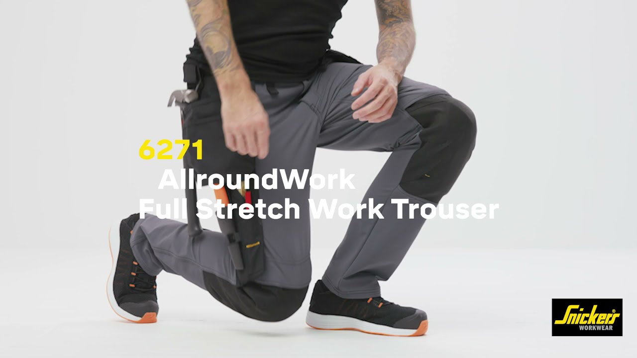 Snickers U6271 AllroundWork Full Stretch Trousers Holster Pockets