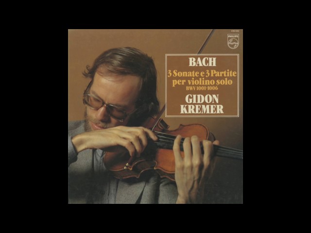 Silent Tone Record/バッハ：6つの無伴奏ヴァイオリン・ソナタ/ギドン