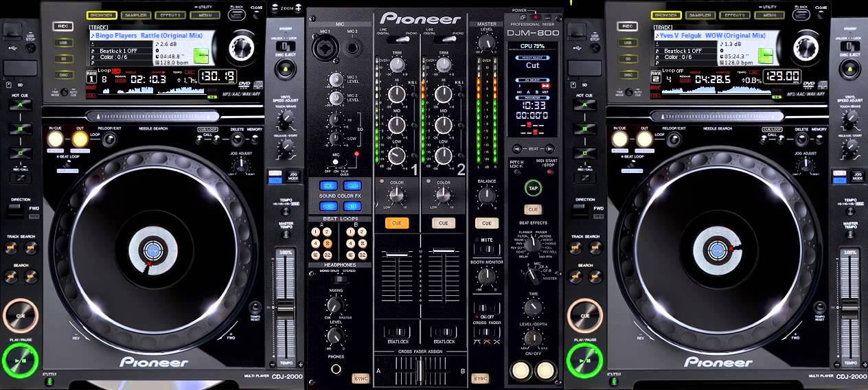 pioneer (cdj-2000 & djm-800 set )