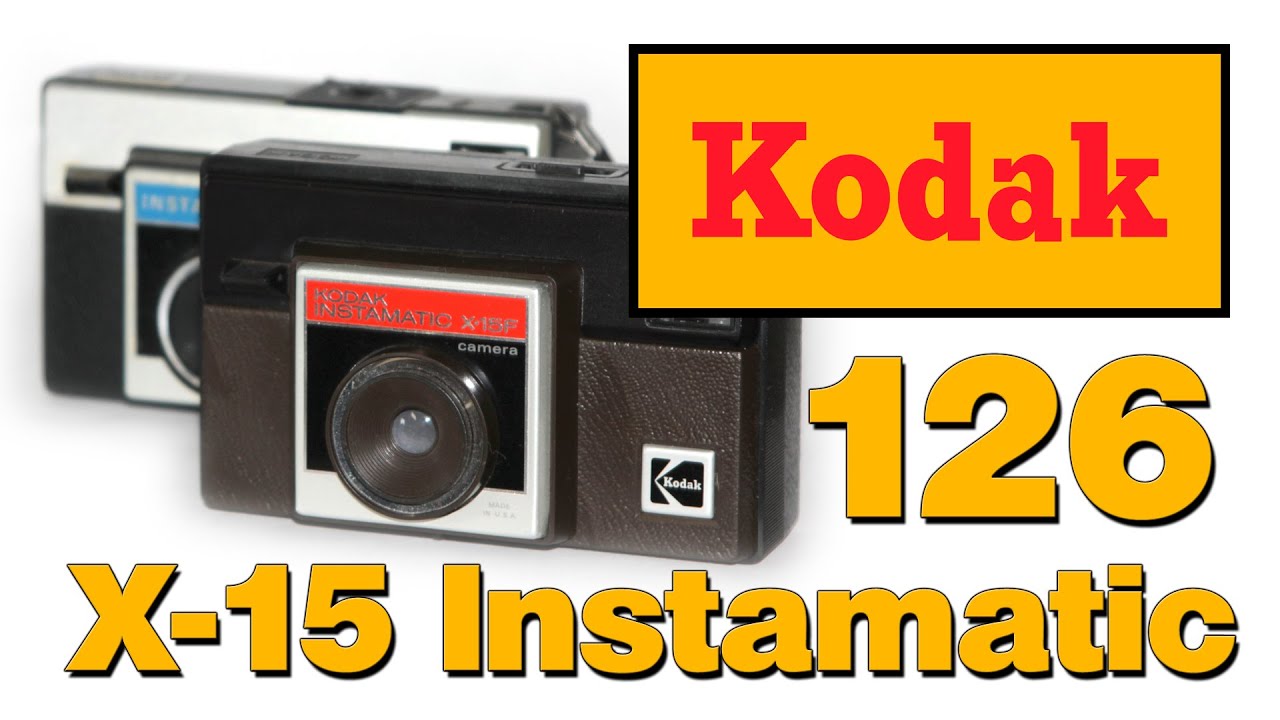 FILM CAMERA - 126 Kodak Instamatic X-15F (Vintage - Tested) – Film