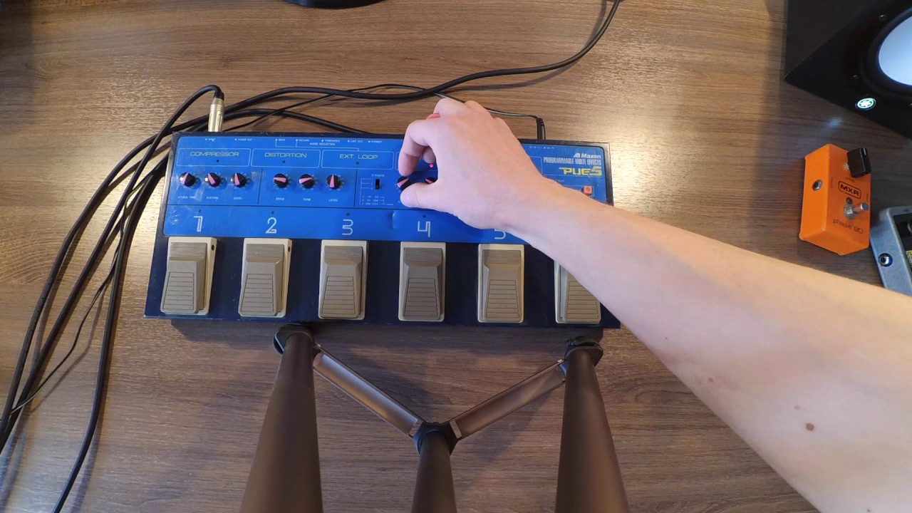 Maxon PUE5 Multi-effect pedal (Made in Japan) - YouTube