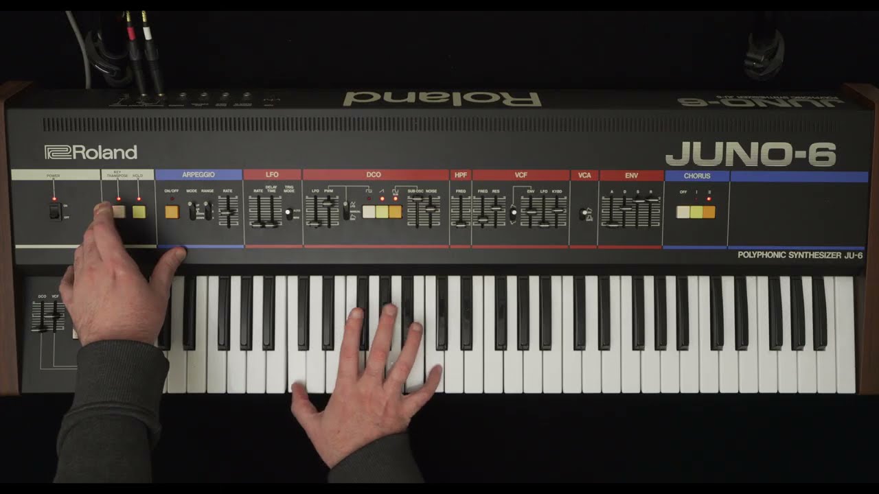 Roland Juno 6 Analog Synth Demo Noodle - No Talking! - YouTube