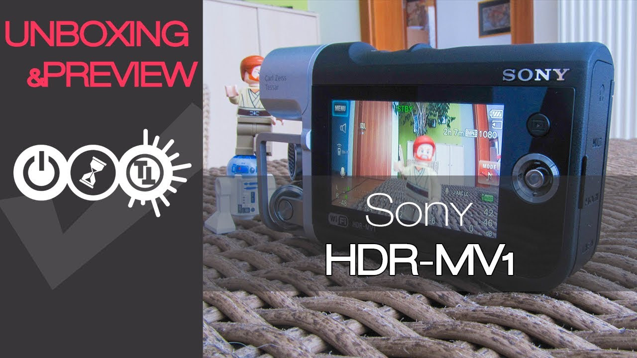 Sony HDR-MV1 Unboxing & Preview - YouTube