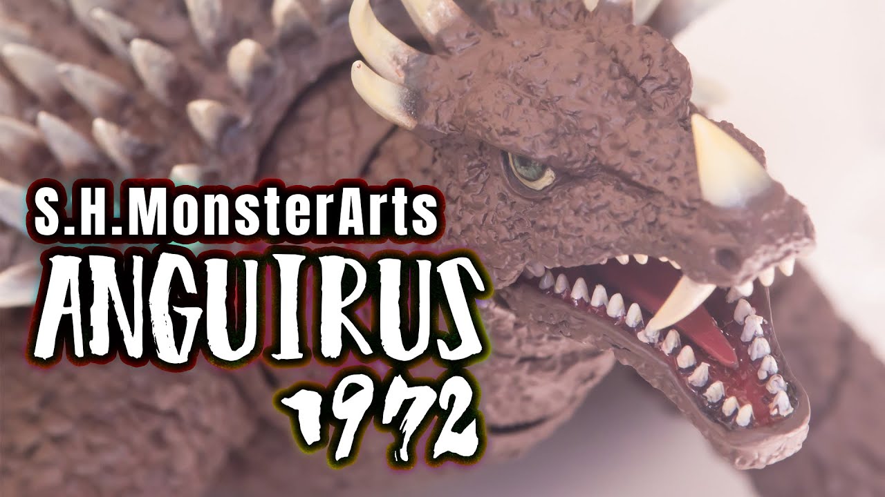 S.H.MonsterArts ANGUIRUS(1972) / アンギラス display - YouTube
