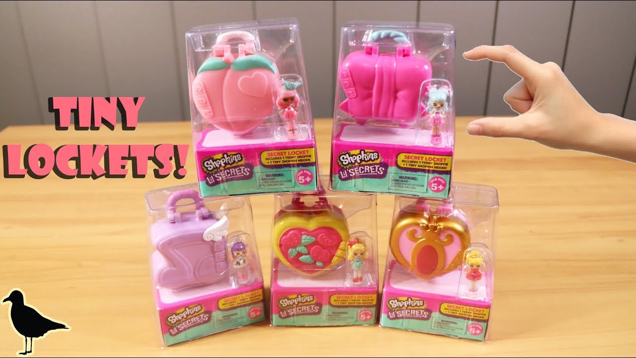 Shopkins Lil' Secrets Secret Locket Toy Unboxing! | Birdew Reviews