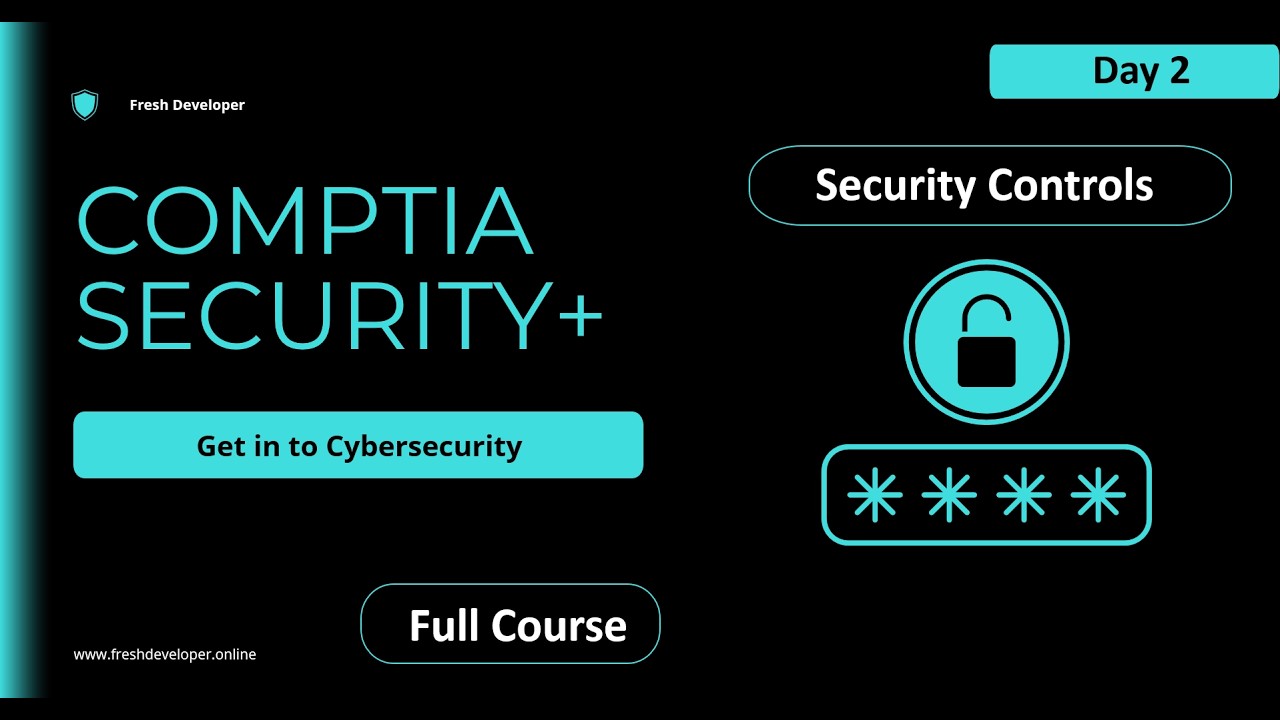 CompTIA Security+ Security Controls | Start Your Cybersecurity