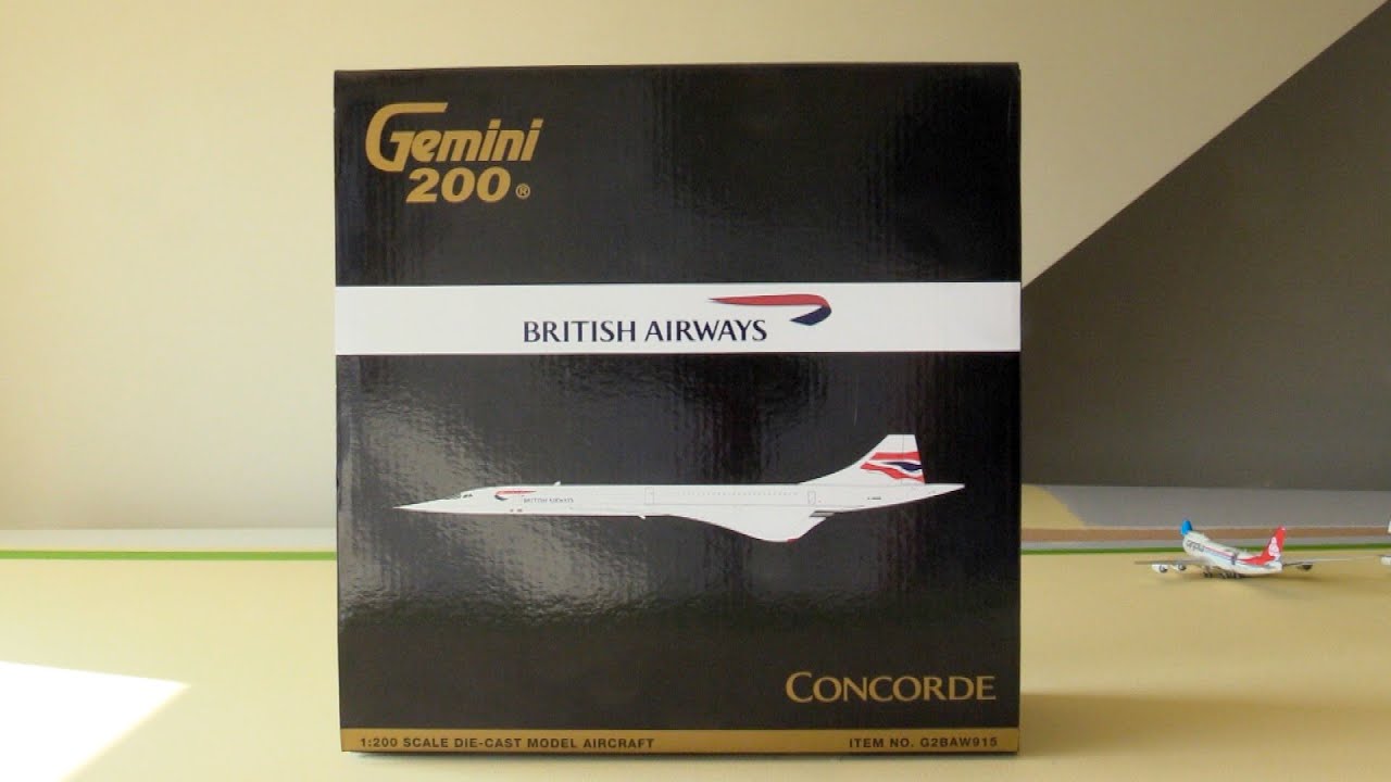 航空機・ヘリコプター Gemini Concorde British Airways 1:200 航空機