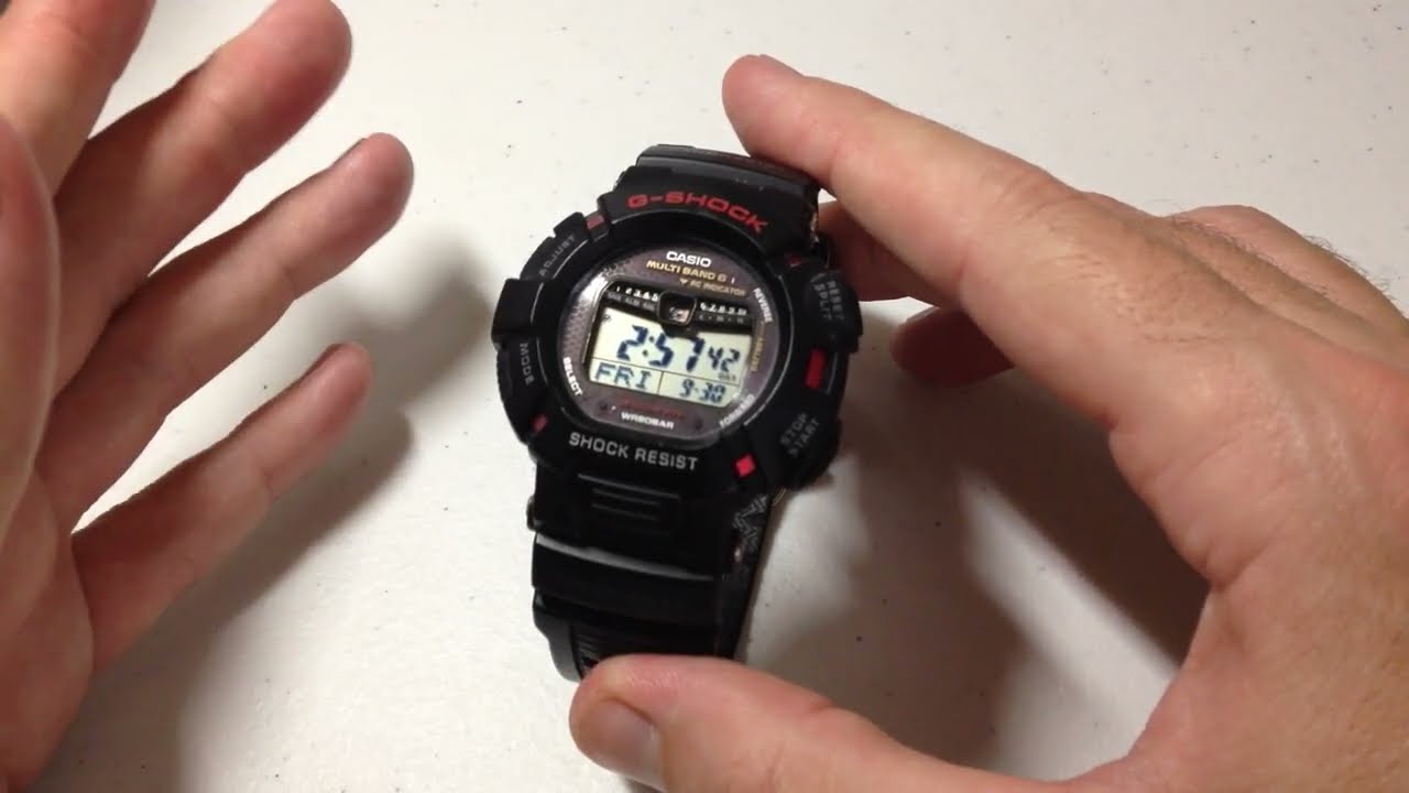 Casio G-Shock Solar Mudman (GW-9010) | View Atomic Receive Data