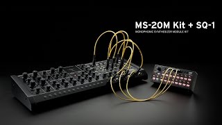 MS-20M Kit + SQ-1 - MONOPHONIC SYNTHESIZER MODULE KIT | KORG (Japan)