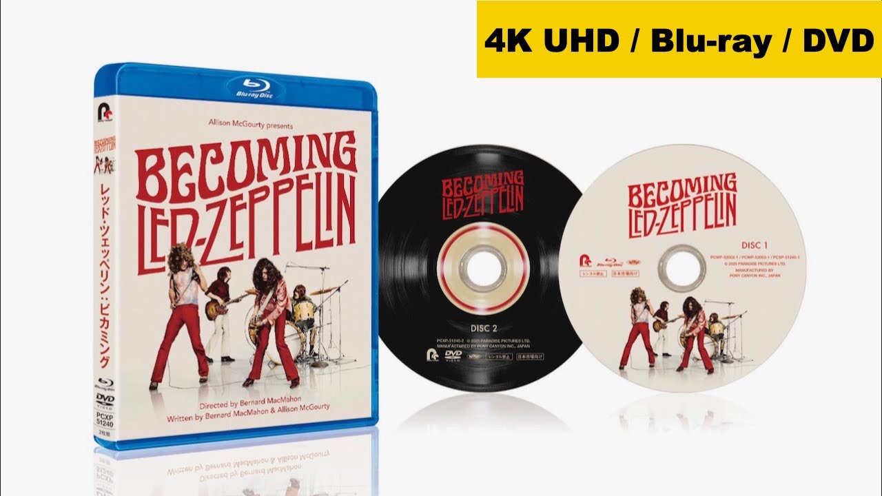 4K UHD/Blu-ray/DVD】『レッド・ツェッペリン：ビカミング』2026年3月
