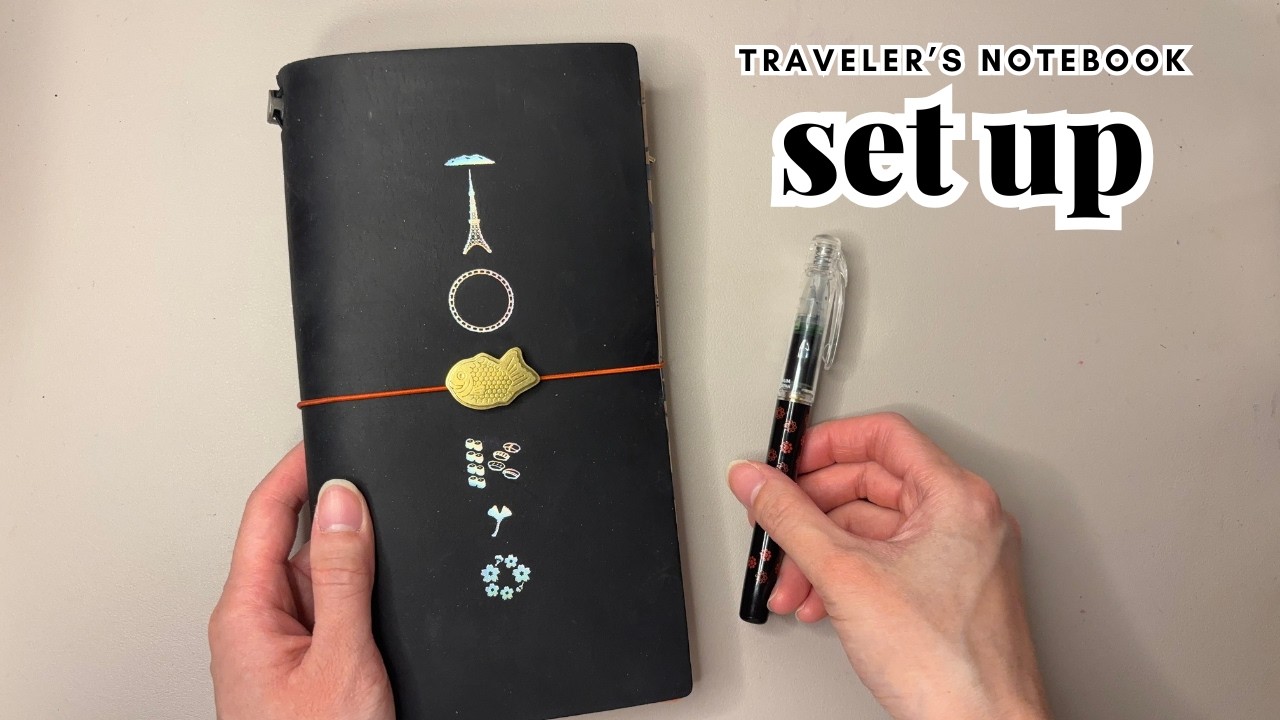 Traveler's Notebook Setup 2025 (Limited Edition Tokyo TN!) - YouTube