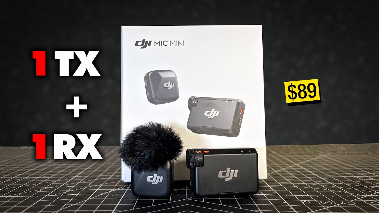 DJI Mic Mini 1TX + 1RX - Best Budget Mic for Solo Creators in 2025