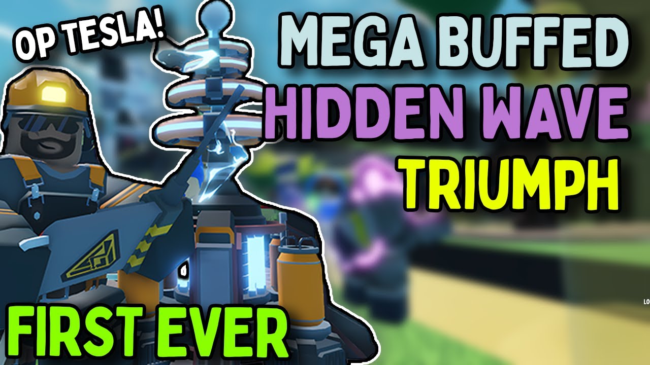 FIRST EVER Mega Buffed Hidden Wave Triumph | 63,000 HP TANKS | TDS