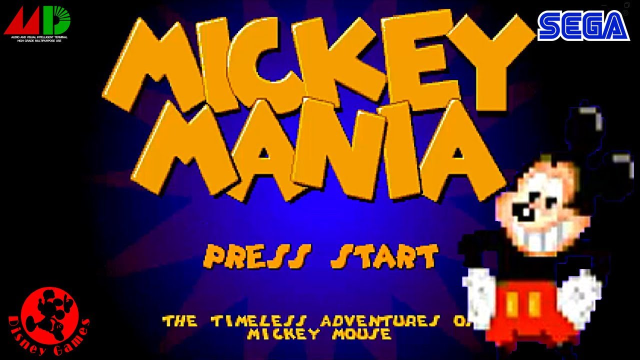 Disney】SEGA『ミッキーマニア - MICKEY MANIA -』メガドライブ版＿