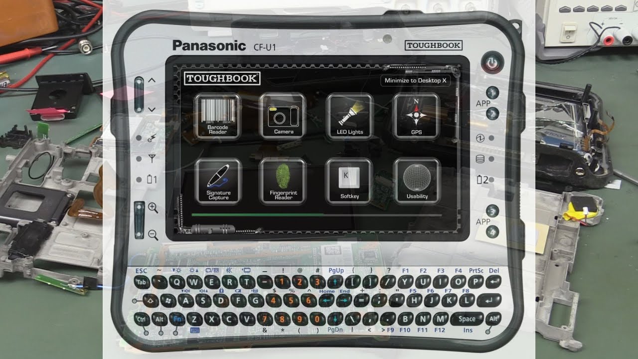 EEVblog #925 - Panasonic CF-U1 ToughBook Teardown - YouTube