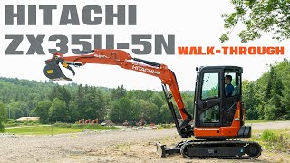 Hitachi ZX35 Full Walk-Through - YouTube