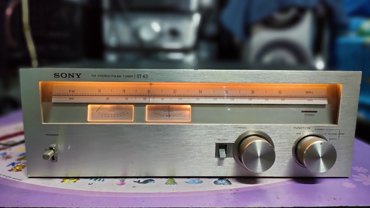 SONY FM AM TUNER /ST-A3 - YouTube