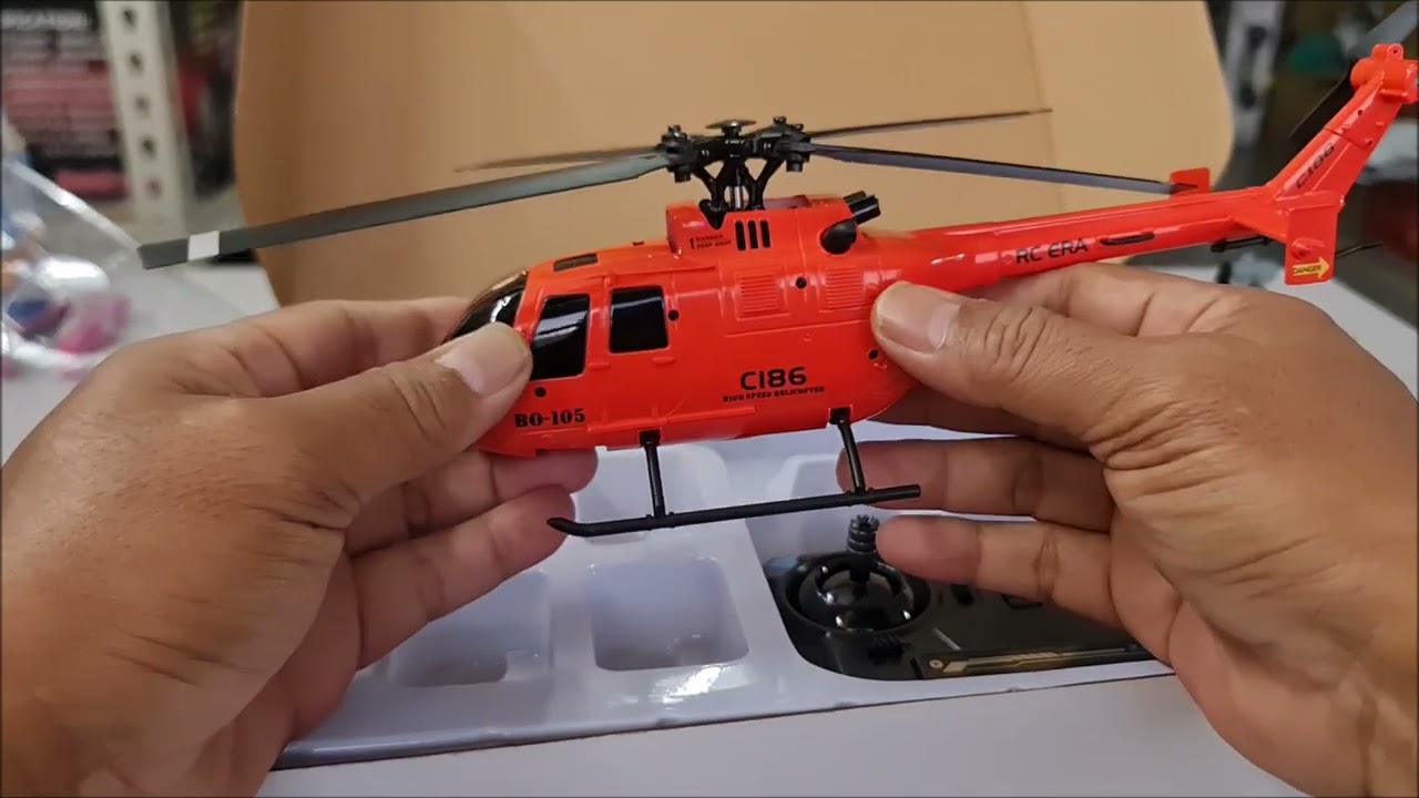 新品2つ C186 RC ヘリ・モード1と2対応 RC ERA C186 Pro BO105 RC