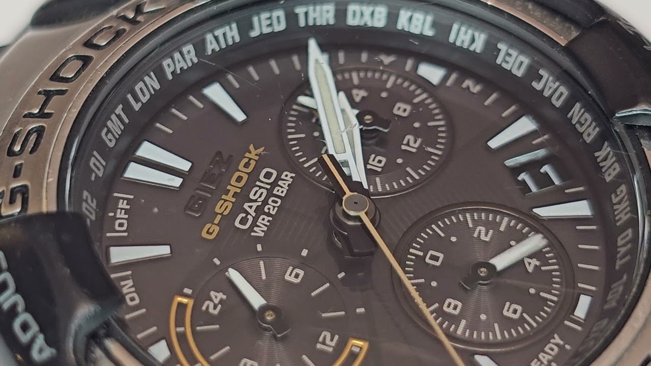 ASMR Minute Macro: Rare Casio JDM GIEZ G-Shock GS1000 Airplane