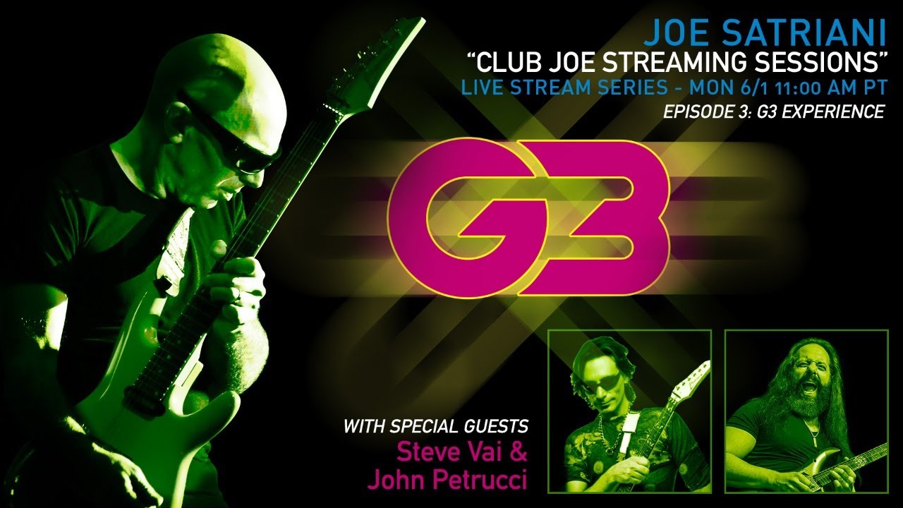 サトリアーニ＋ヴァイ＋ペトルーシ G3 トーク・セッション 「自分も