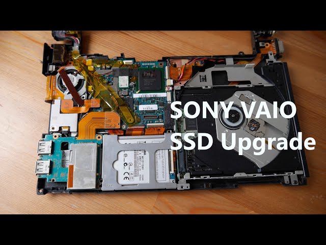 Sony VAIO Vgn-tz SSD Upgrade, plus Win Vista to Win 11 - YouTube