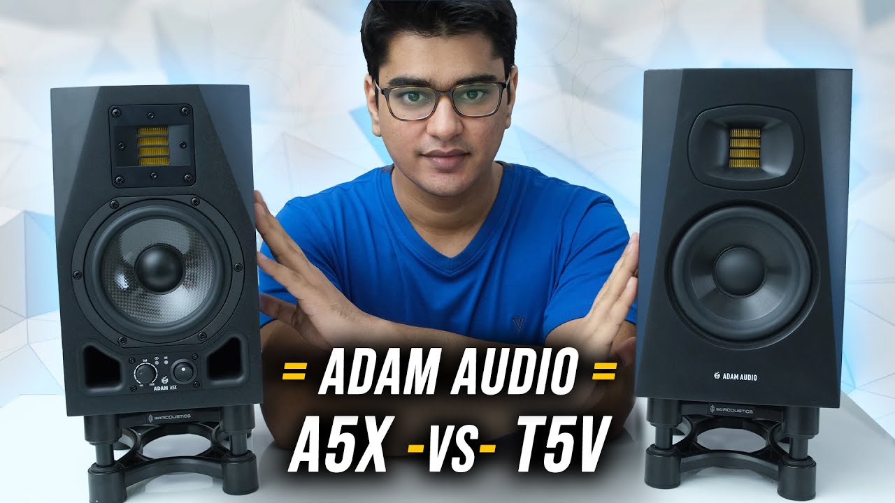 Adam Audio A5X Detailed Review & Comparison with T5V! - YouTube