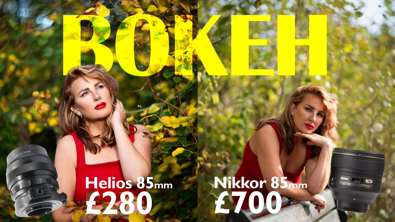 Helios 40-2 85mm F1.5 vs Nikkor 85mm F1.4G comparison. Mounted to
