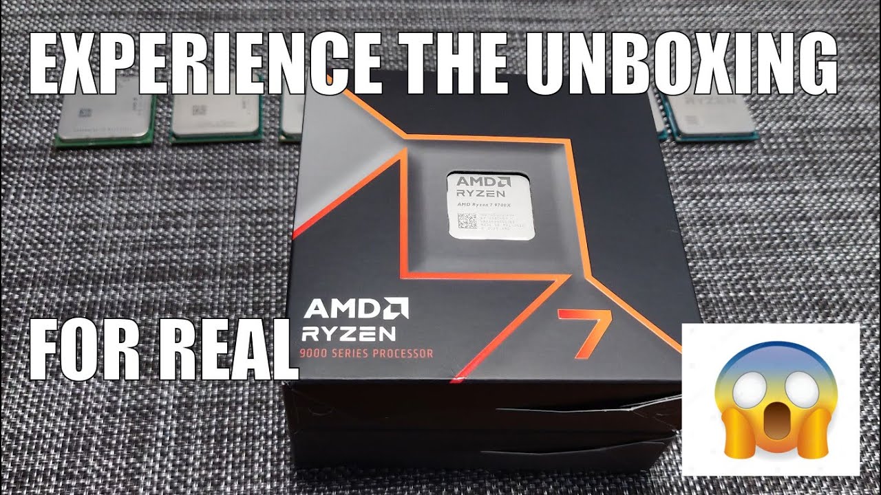 Ryzen 7 9700X Unboxing Experience - YouTube