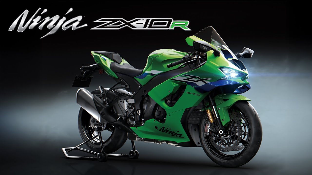 世界初公開！】カワサキ「Ninja ZX-10R」新型登場！精悍フェイスに大型