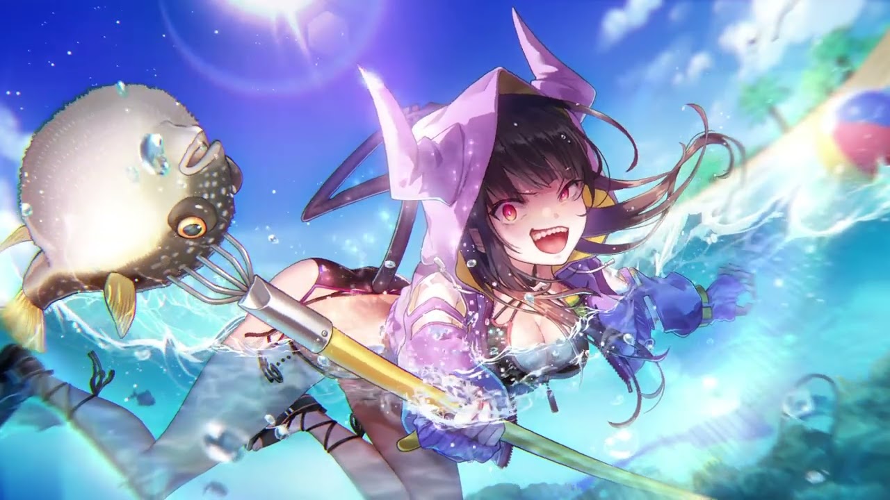 Heaven Burns Red- 朝倉 可憐 (盛夏のシャーク・ザ・リッパー) - YouTube