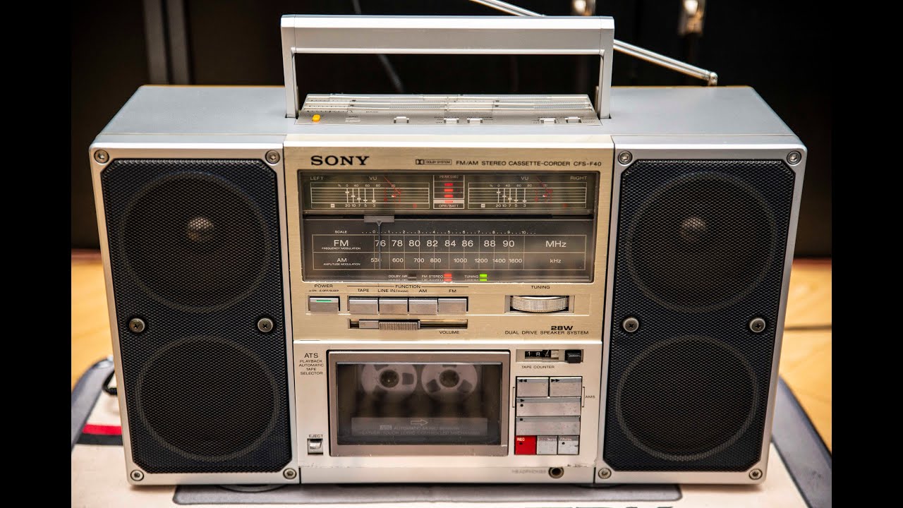 SONY CFS-F40 , Made In Japan - YouTube