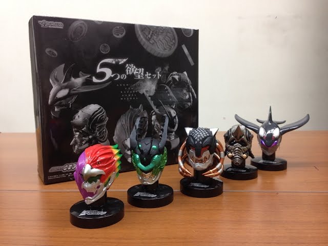 □激レア 仮面ライダー オーズ マスコレ アンク グリード マスク