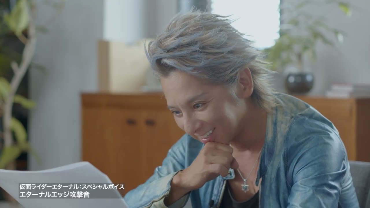 大道克己／仮面ライダーエターナル役・松岡充が「仮面ライダーW」撮影